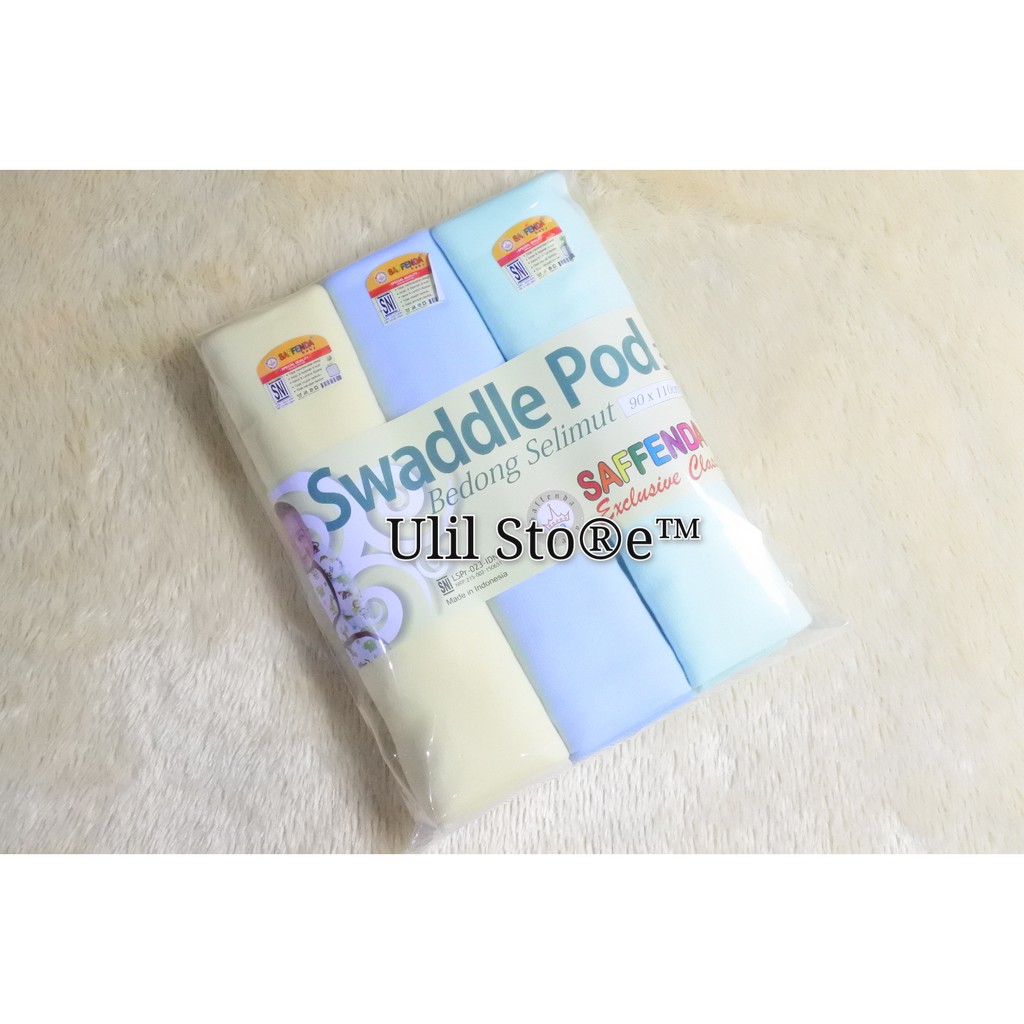 Per Set 3pc Bedong Polos SNI Jumbo Bedong Selimut Soft Swadle pod