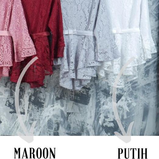 [ PART 2 ] kebaya modern brukat Rinjani harga paling murah bahan tidak panas Atasan Kebaya Brokat / 