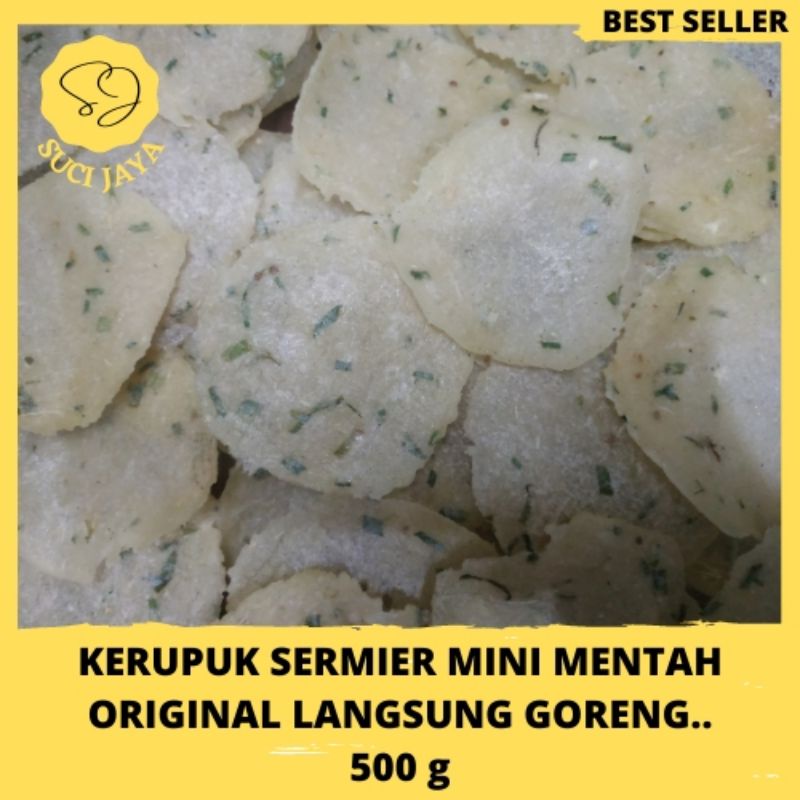 

Kerupuk Sermier Mini Original Mentah 500g