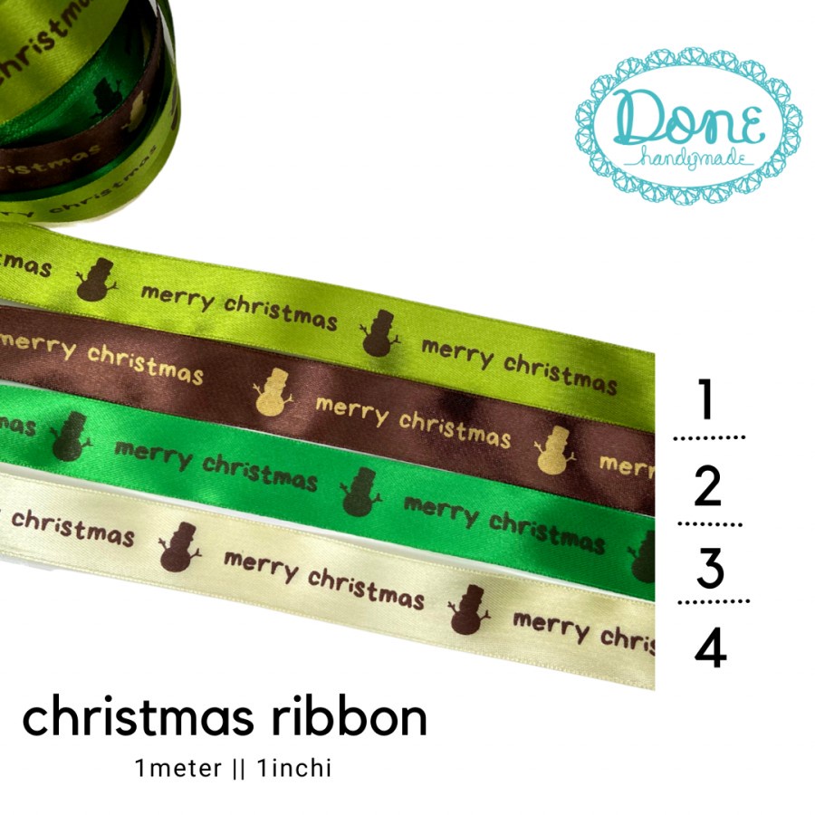 Christmas ribbon pita natal parcel ribbon christmas souvenir decor