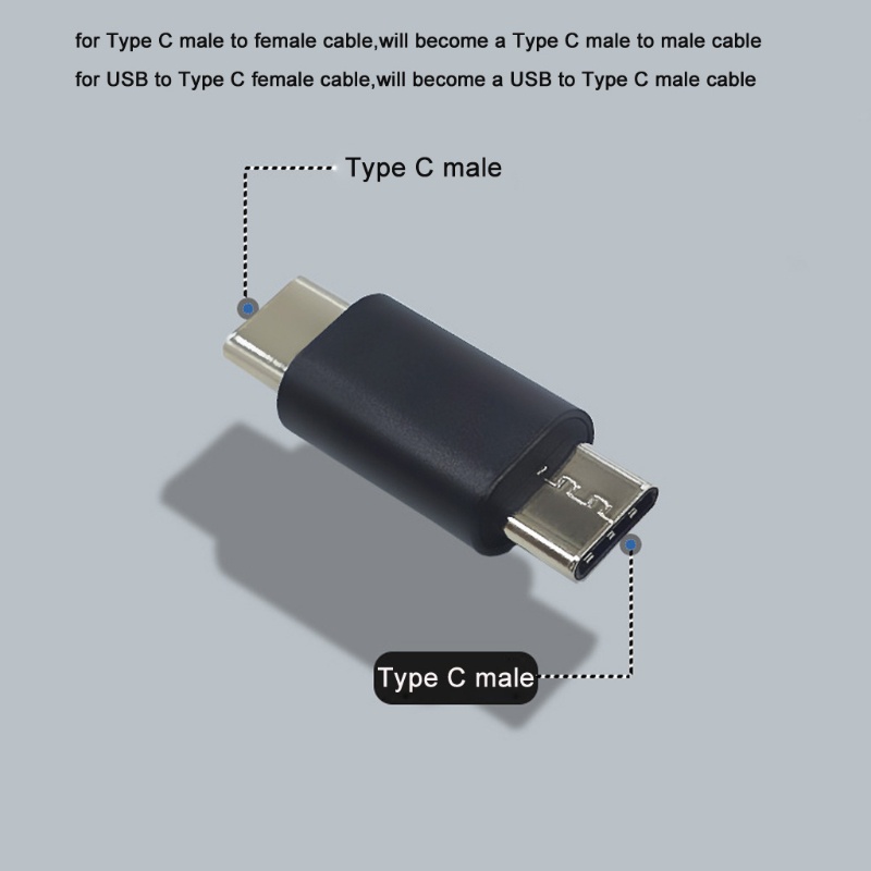 Cre Adapter Konverter Konektor Charger USB Tipe C Male Ke USB 3.0 Female