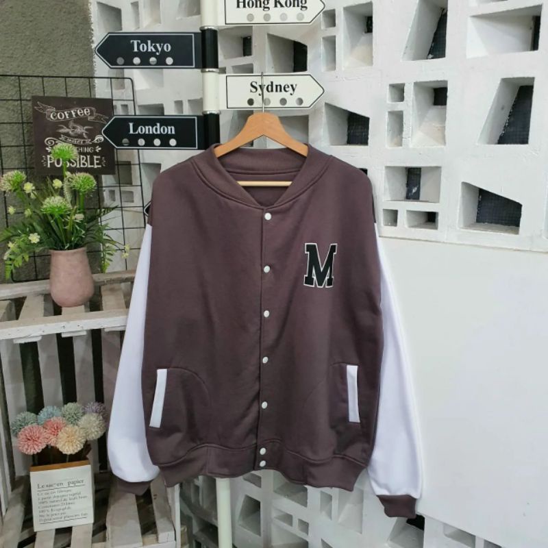 JAKET M BASEBALL XXL/JAKET VARSITY/GUDANG FASHION/JAKET MURAH