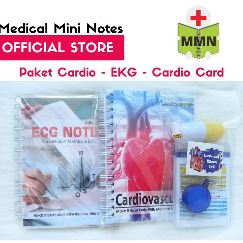 [(BAYAR DITEMPAT) Medical Mini Notes - Paket MMN Cardiovascular + EKG || MMN Cardio + EKG