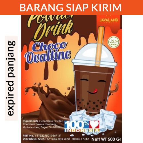 

Bubuk Minuman Powder Javaland Choco Ovaltine 1 kg