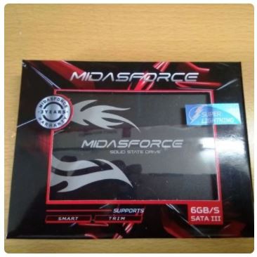 PROMO TERMURAH SSD MIDASFORCE SUPER LIGHTNING [256GB] SATA 3 2.5 INCH