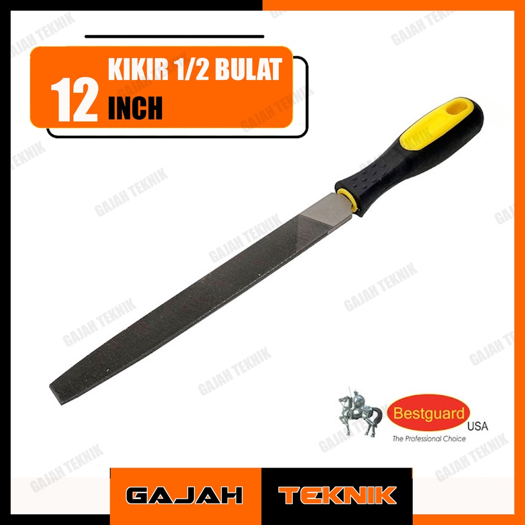 Bestguard Kikir 1/2 Bulat 12 Inch