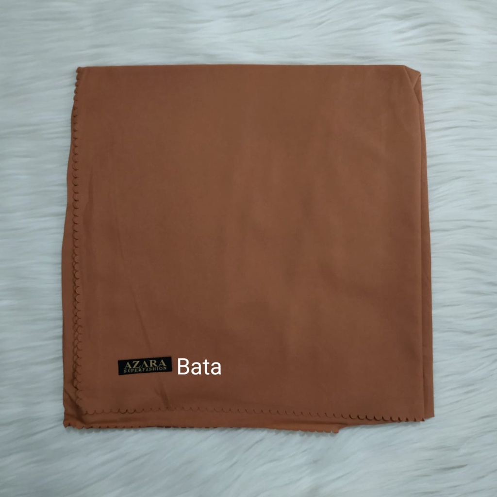 Hijab Azara Oskara / masahi syari 130x130cm LC Jilbab square / segiempat jumbo syar'i Lasercut/Voal-Bata