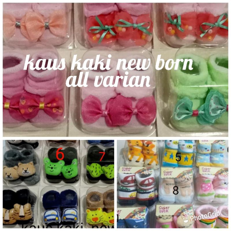 Kaus kaki bayi new born (0-6month)