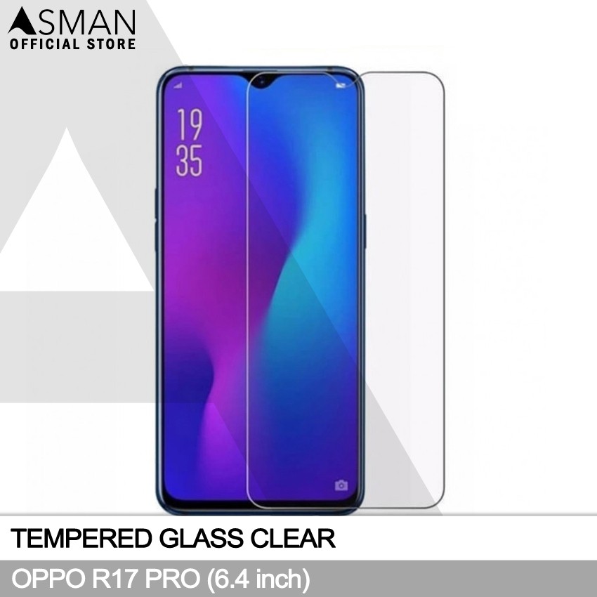 Tempered Glass OPPO R17 Pro (6.4&quot;) | Anti Gores Pelindung Layar Kaca - Bening