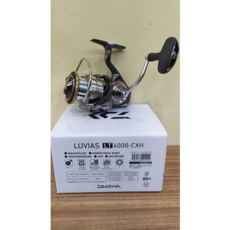 Reel DAIWA LUVIAS LT 3000-XH, 4000-CXH Original Daiwa Spinning Reel