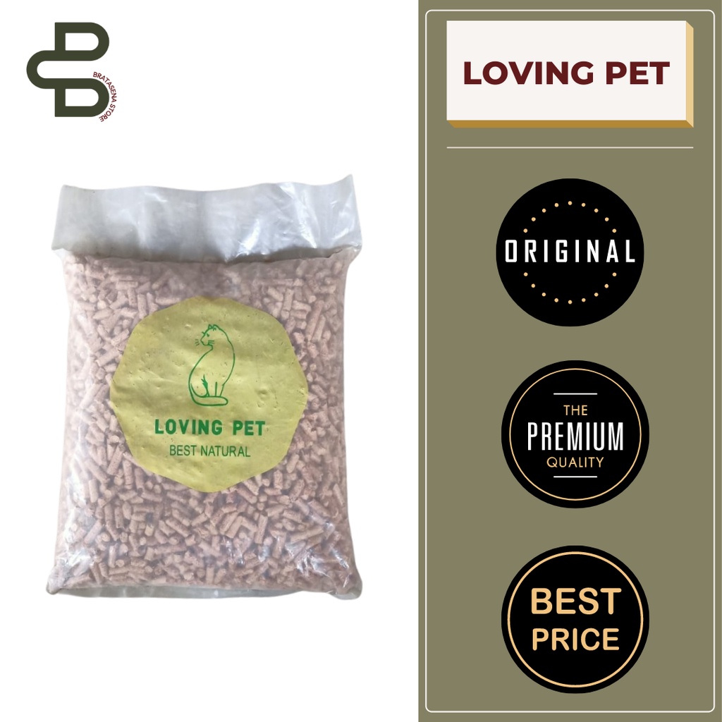 PASIR KUCING LOVING PET PELET KAYU / WOOD PELET REPACK