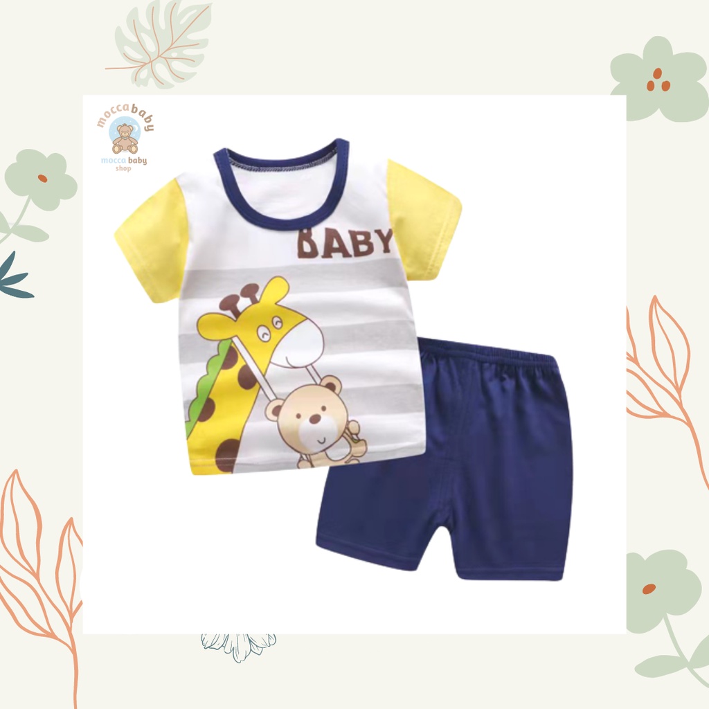 MBSS - setelan anak import H5 stelan bayi karakter | setelan bayi | baju bayi laki laki NEW1