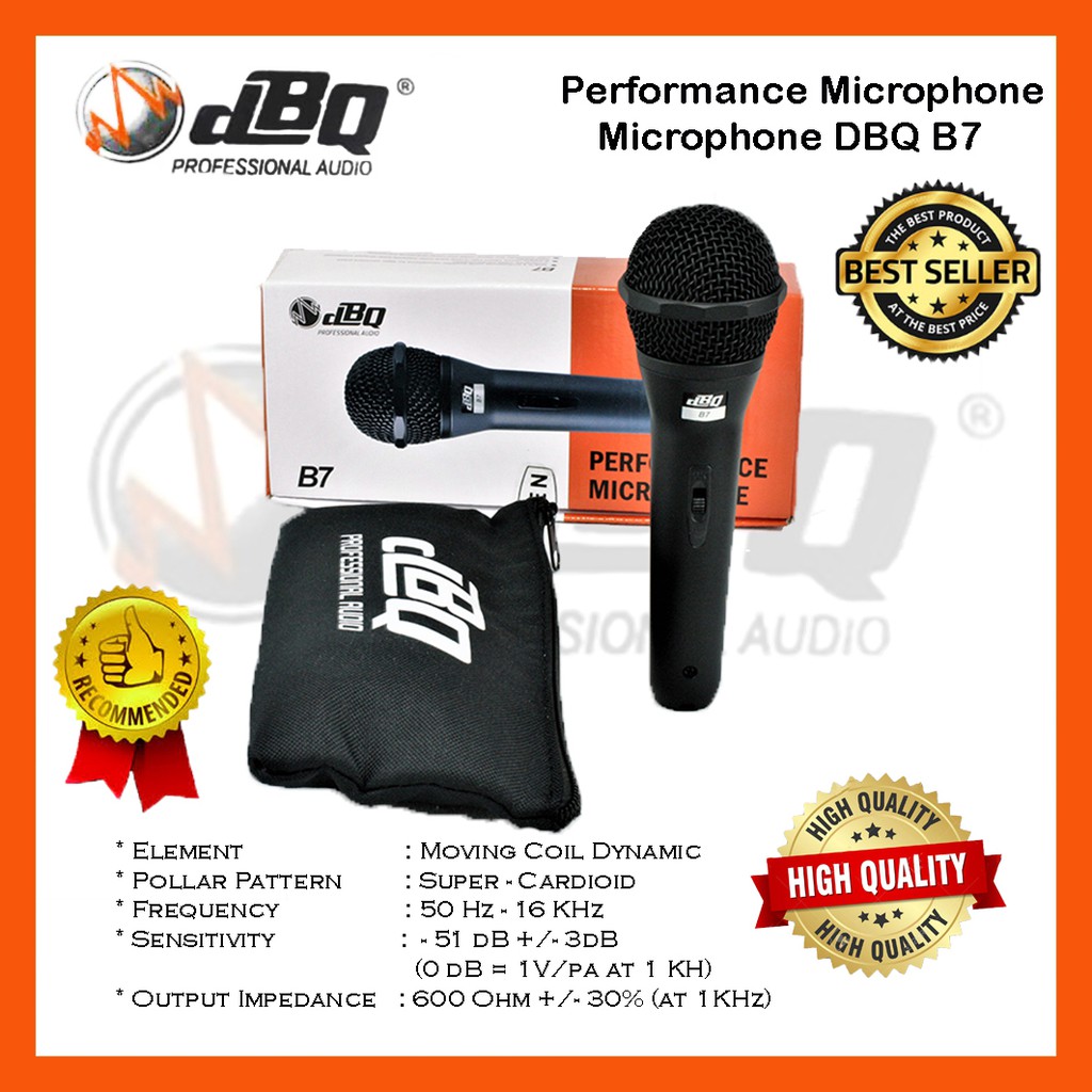 Microphone DBQ B7 / Mic DBQ B7 Performance Vocal Microphone