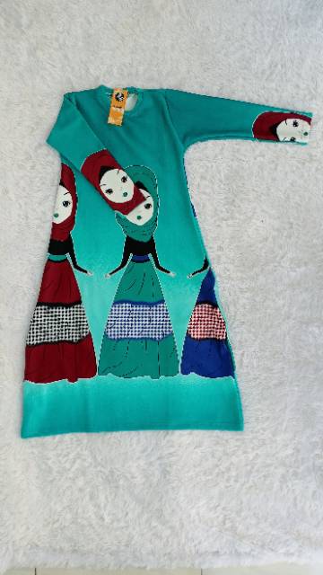 GAMIS KARAKTER ANAK/GAMIS ANAK TERBARU/GAMIS SCUBA/Gamis character