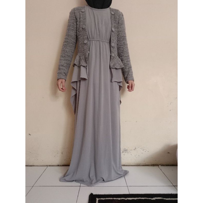 preloved gamis set outer