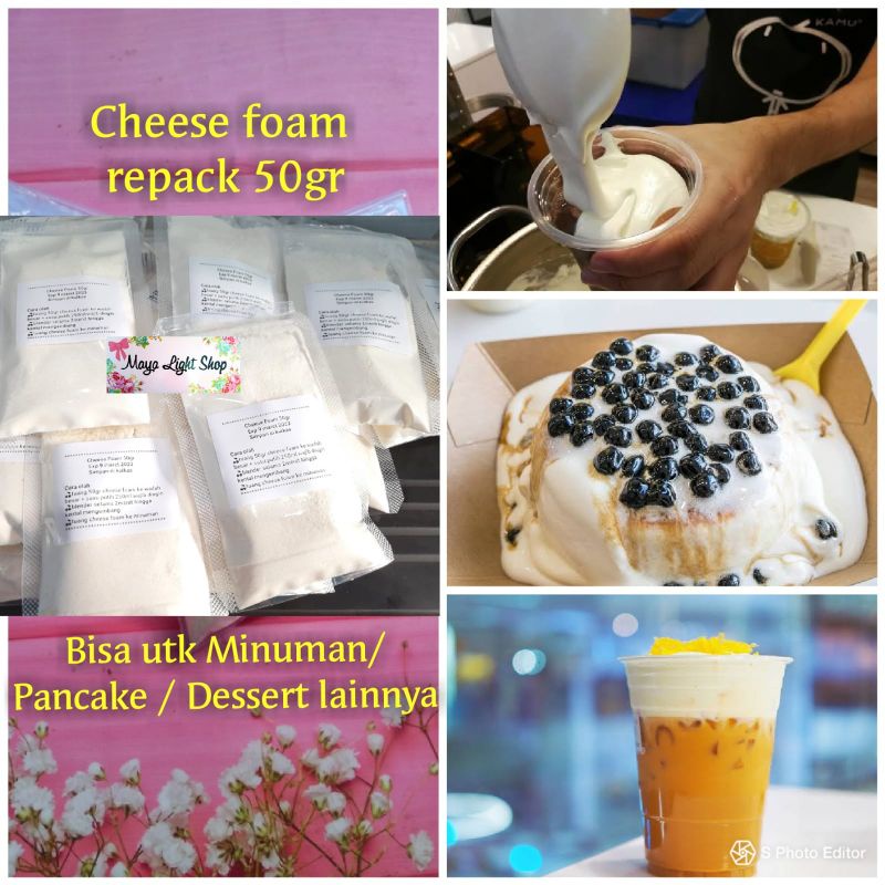 kerry putih Cheese Foam Powder 50gr cheese tea keju putih drink bubble boba hal minuman keju kekinian promo