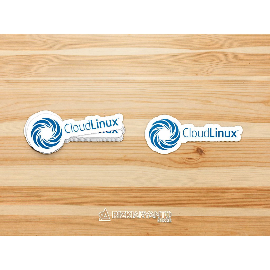 Sticker - Stiker Logo Cloud Linux untuk PC Laptop HP dll