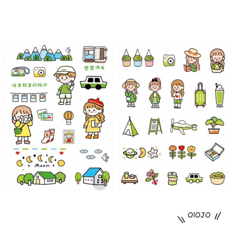 【COD】Tape Stiker Motif Emoji Untuk Dekorasi Handphone / Diary DIY