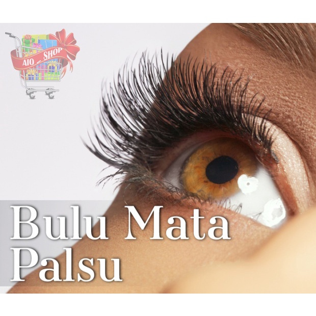 AIO SHOP-Bulu Mata Palsu 10 Pasang/1 Box Natural Panjang Tebal Eyelash