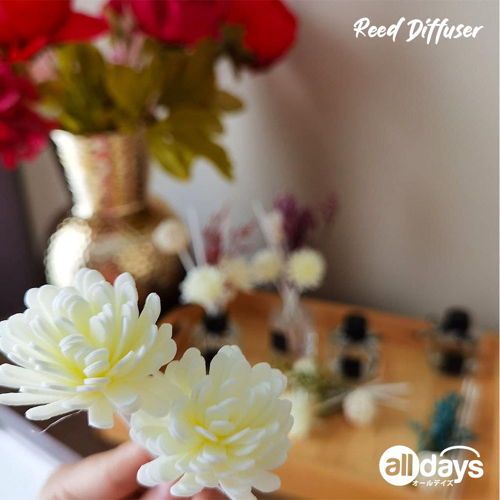 Alldays Reed Diffuser Aromatherapy Pengharum / Pewangi Ruangan Floral Hexagonal 10 Varian