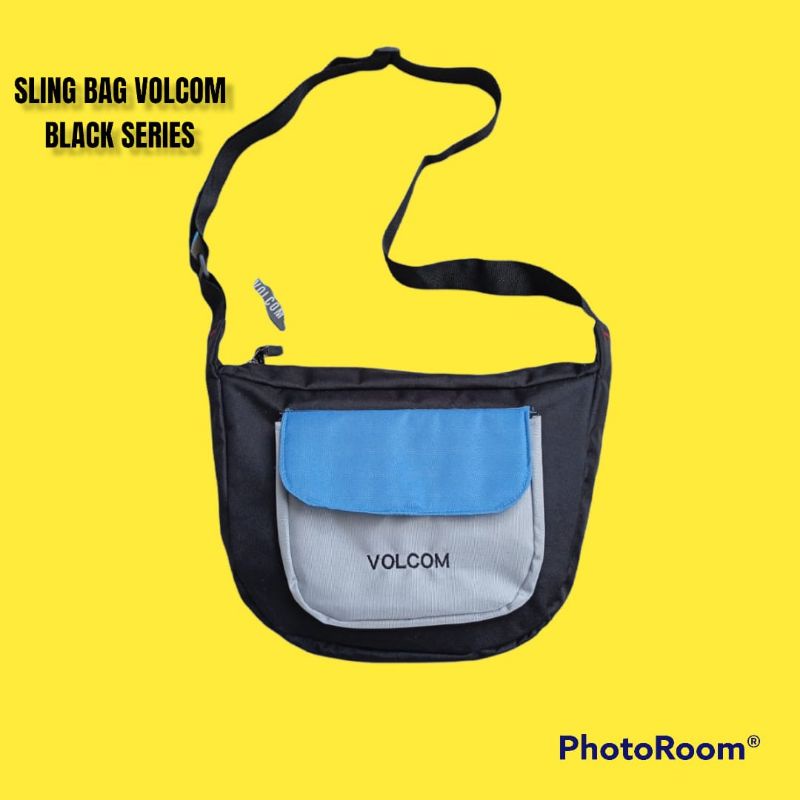 FUKU SLINGBAG VOLCOM TAS SELEMPANG VOLCOM TAS VOLCOM LOGO BORDIR