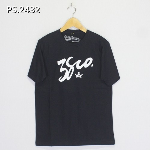 Kaos keren 3second / kaos hitam / kaos pria simpel
