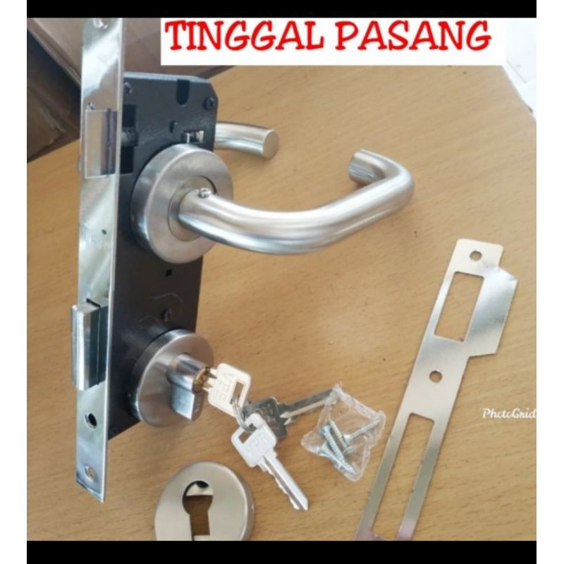 Kunci Pintu Minimalis Stainless steel Kunci hotel set,rosete set,kunci pintu set termurah kunci pintu roses rosete model pisah sus 304