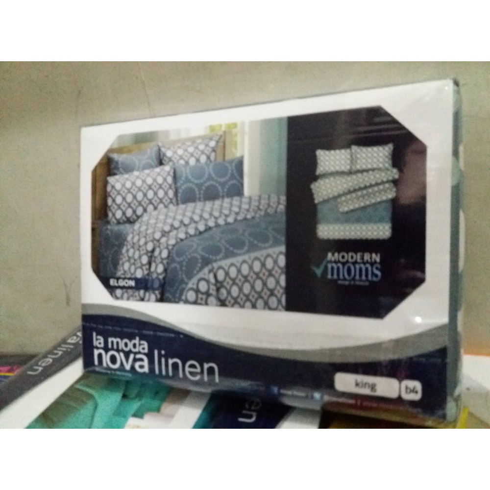 sprei murah   sprei nova linen 180x200 elgon bantal 4 Termurah