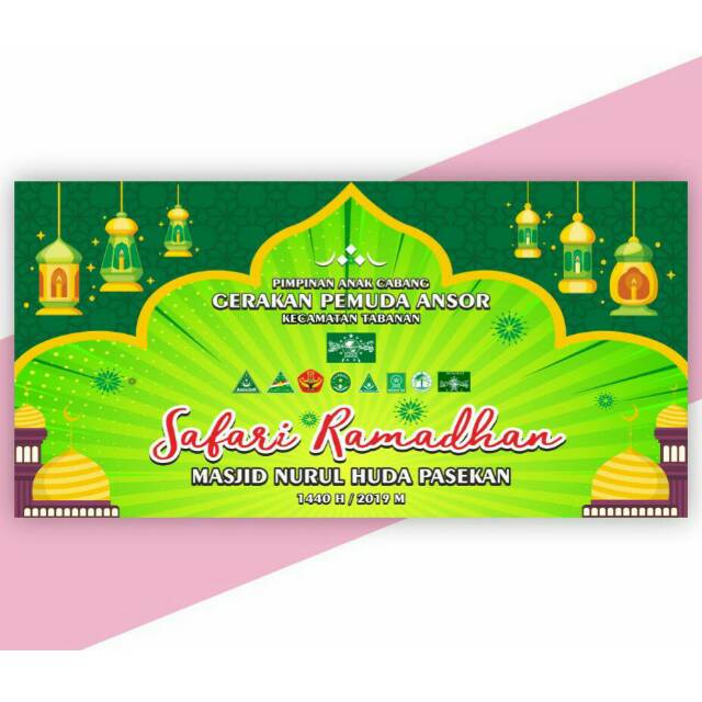 Desain Banner Ansor Safari Cdr Shopee Indonesia