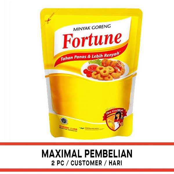 

Fortune Cooking Oil Pouch 2 Ltr