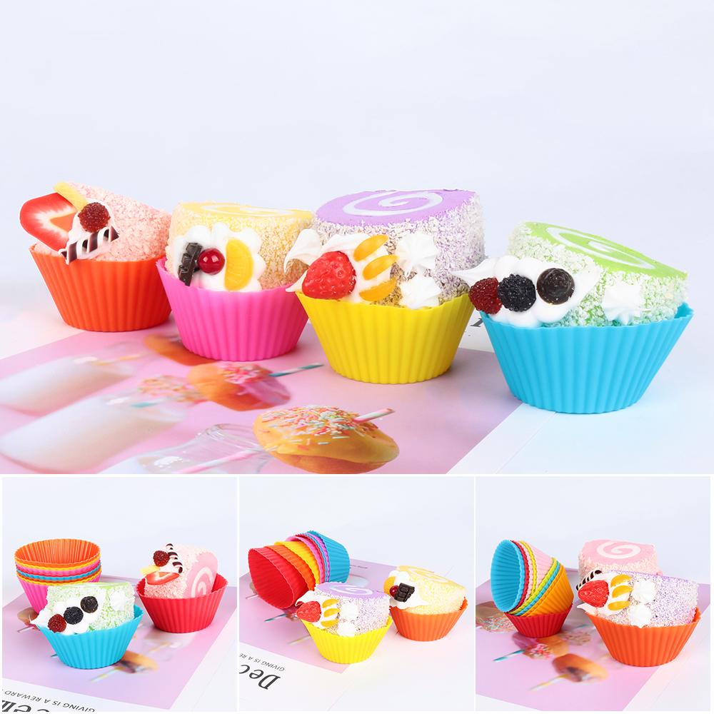 Populer Silicone Cake Cup Reusable Home &amp; Kitchen Pastry Tools Liner Cetakan Kue