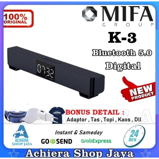 Speaker Bluetooth Xiaomi Soundbar Mifa K3 Stereo Original