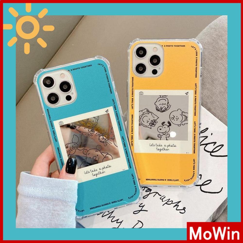 iPhone Case Acrylic HD Mirror Laser Airbag Shockproof Protection Camera Cute Cartoon Compatible For iPhone 11 iPhone 13 Pro Max iPhone 12 Pro Max iPhone 7 Plus iPhone xr xs max