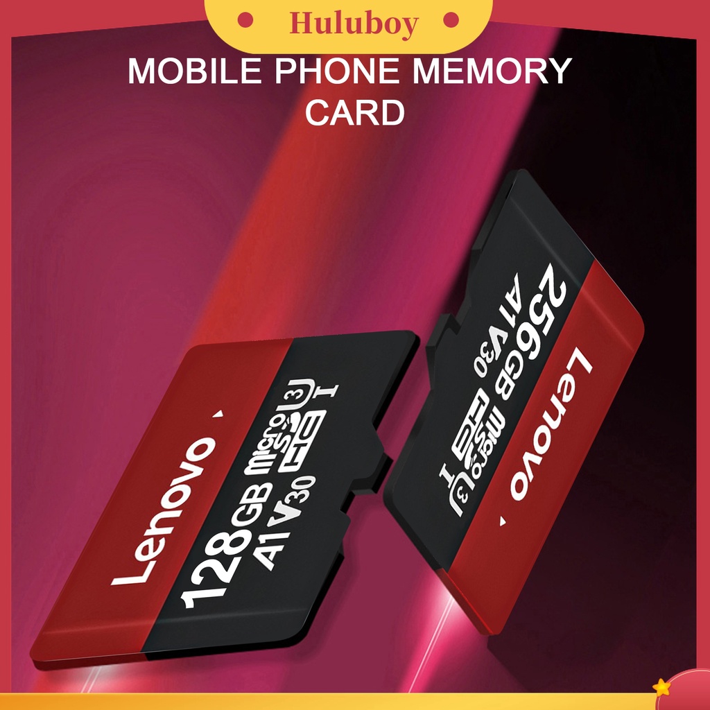 (Huluboy) Lenovo Memory Card X-rays-Resistant Anti Air Usb 3.0 128 / 256 / 512GB Untuk MP3 / MP4