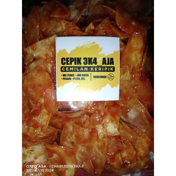 

kripik ubi pedas