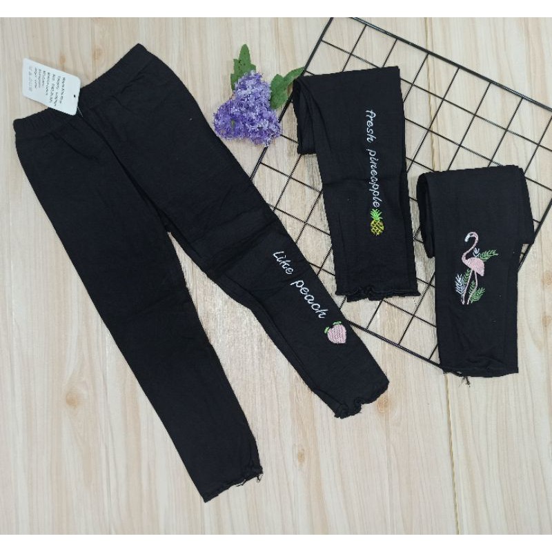 [Ss-3007] Celana Legging Anak 3-6tahun, Legging Anak, Pakaian Anak Perempuan, Legging Import