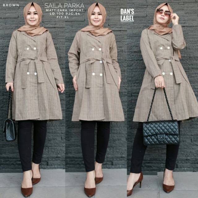 SAILA PARKA//TUNIK TERBARU//ATASAN TERBARU//MURAH