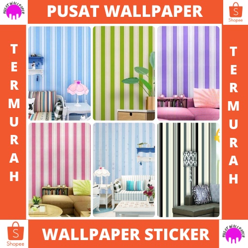 TERMURAH COD PUSAT WALLPAPER STICKER DINDING MOTIF ELEGANT WALLPAPER RUANG TAMU / KAMAR TIDUR BEST SELLER