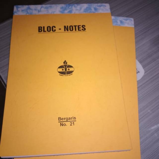 

Buku bloc notes jumbo - catatan besar no 21
