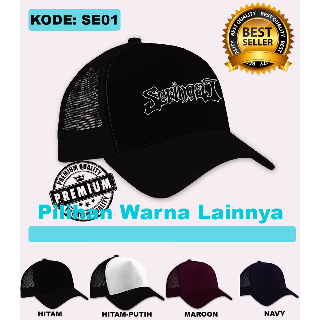 Topi seringai / trucker distro premium seringai se01p