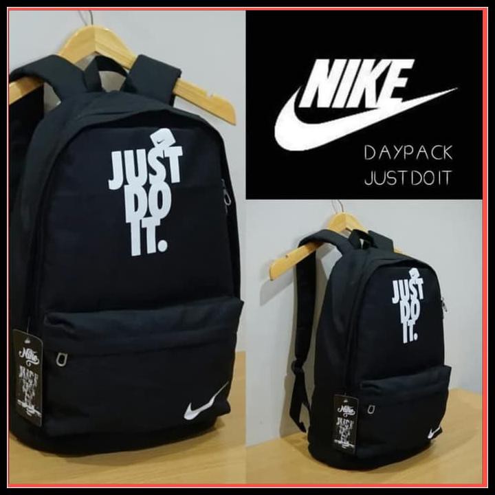 BIG SALE TAS RANSEL PRIA WANITA / TAS PUNGGUNG /TAS SEKOLAH / TAS LAPTOP NIKE - HITAM 
