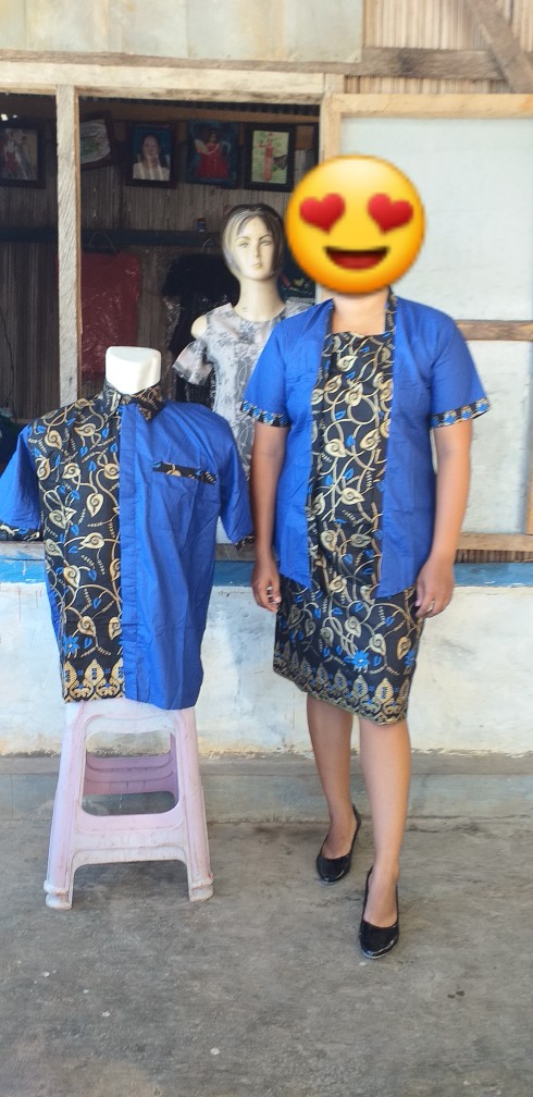 Atasan Batik Set /cauple Batik R&b  Kombinasi