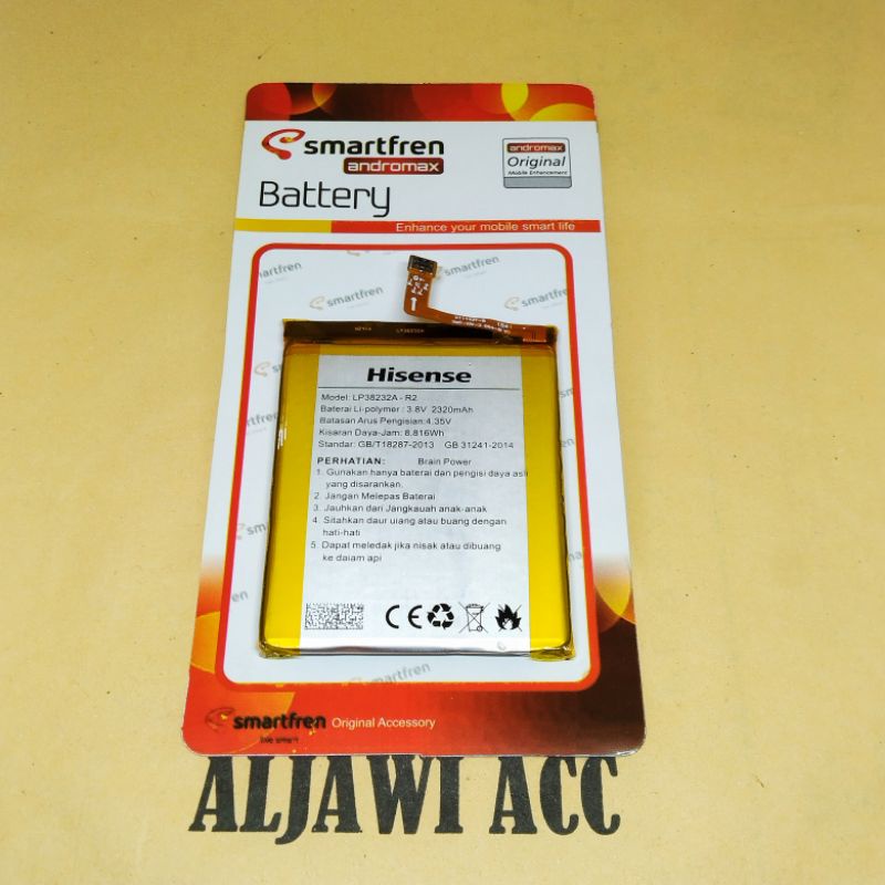 Baterai Batere Batre Battery Andromax R2 Model LP38232A Original Battery Hp