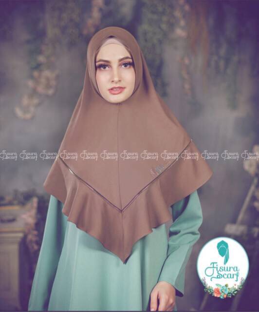 FISURA SCARF | Khimar HILYA Zipper New