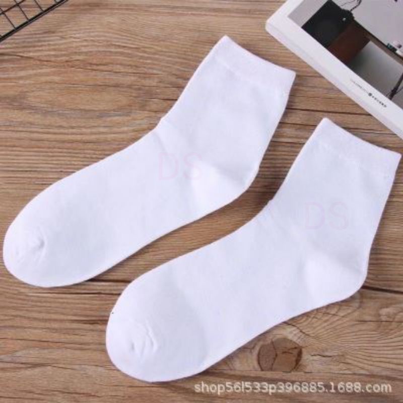 KAOS KAKI PENDEK DI ATAS MATA KAKI POLOS PANJANG ANKLE SOCK DEWASA KAOSKAKI KERJA KANTOR PROMO DS-7