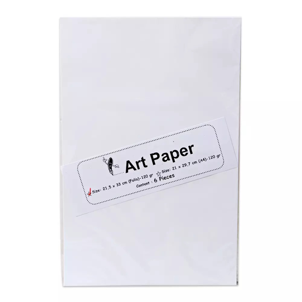 

ART PAPER FOLIO/6 120 GR ( ID : 183770 )