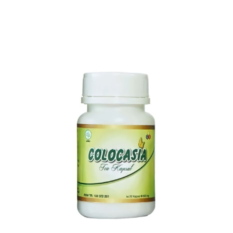 COLOCASIA Tea Kapsul Penambah Cairan Lutut ORIGINAL Lejel - Obat Herbal Nyeri Sendi Kolokasia