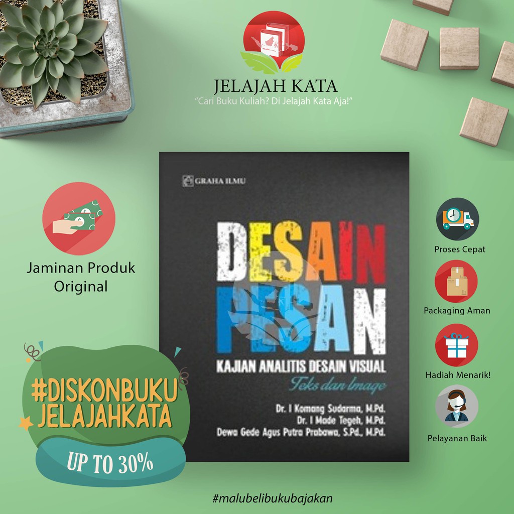 Jual Buku Desain Pesan; Kajian Analitis Desain Visual (Text dan Image