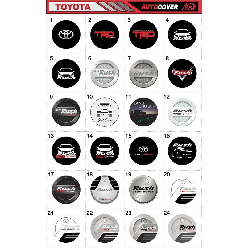 Jual cover ban serep mobil rush tutup ban serep rush sarung ban serep rush