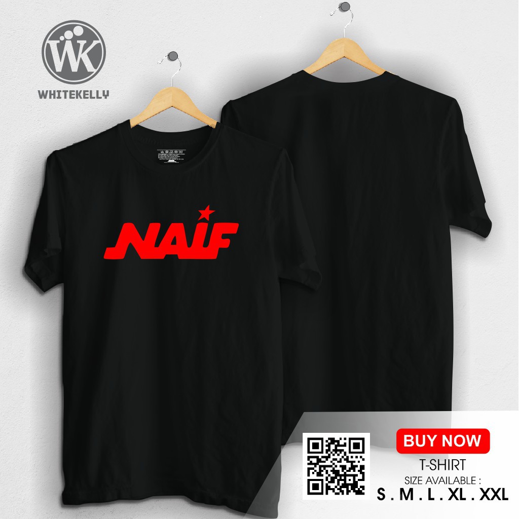 Original Kaos / Baju / Tshirt Distro NAIF BAND LOGO Terlaris Termurah - KHEY OLD SHOP